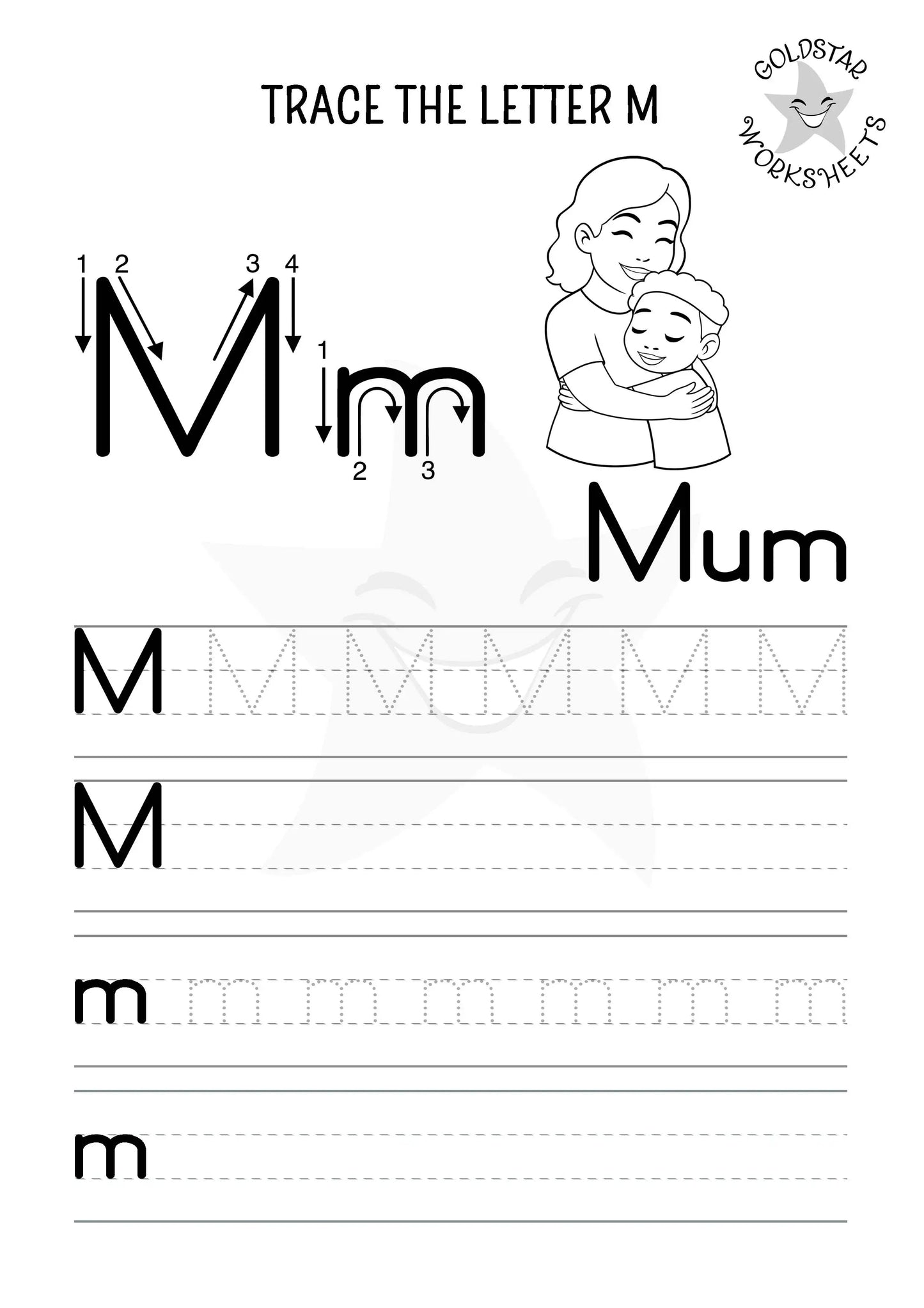 53 Upper and Lowercase Trace and Write Alphabet Worksheets ⭐️ Fun & Effective Handwriting Practice | Includes Color Your Own Sheets | High Quality PDF