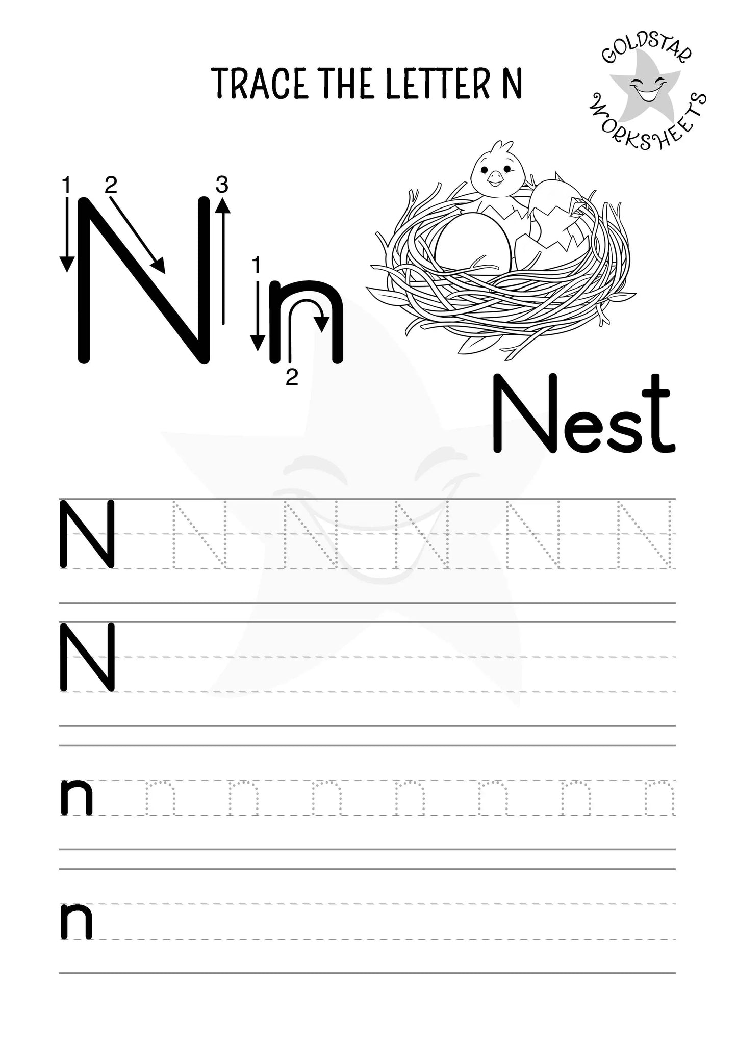 53 Upper and Lowercase Trace and Write Alphabet Worksheets ⭐️ Fun & Effective Handwriting Practice | Includes Color Your Own Sheets | High Quality PDF