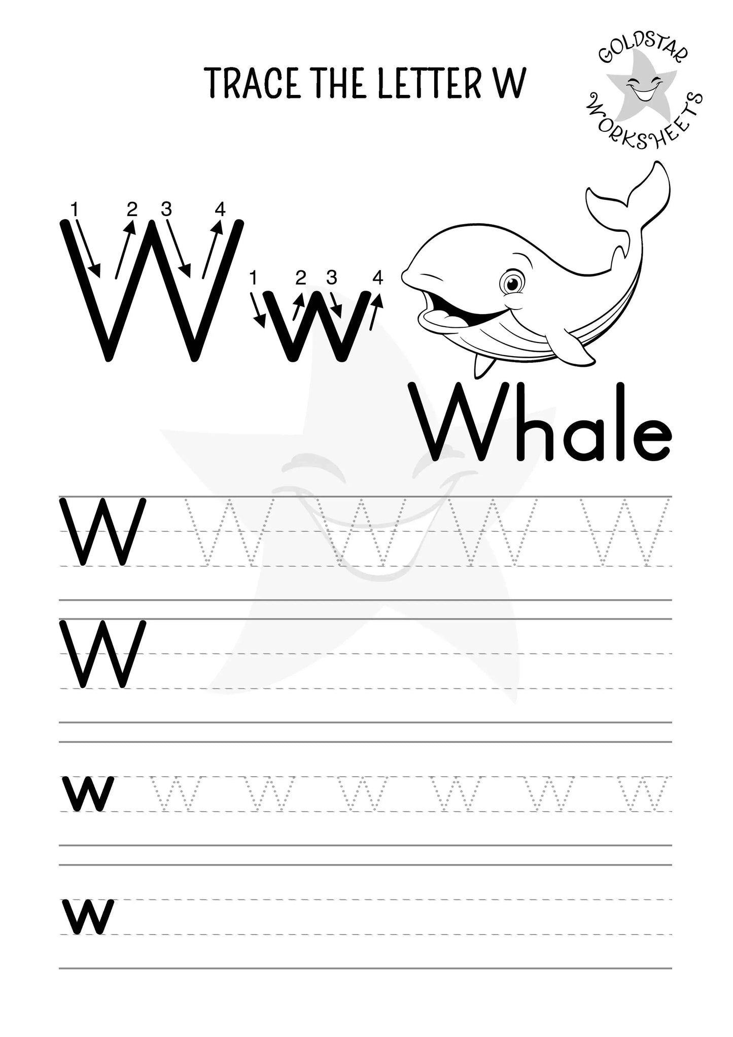 53 Upper and Lowercase Trace and Write Alphabet Worksheets ⭐️ Fun & Effective Handwriting Practice | Includes Color Your Own Sheets | High Quality PDF