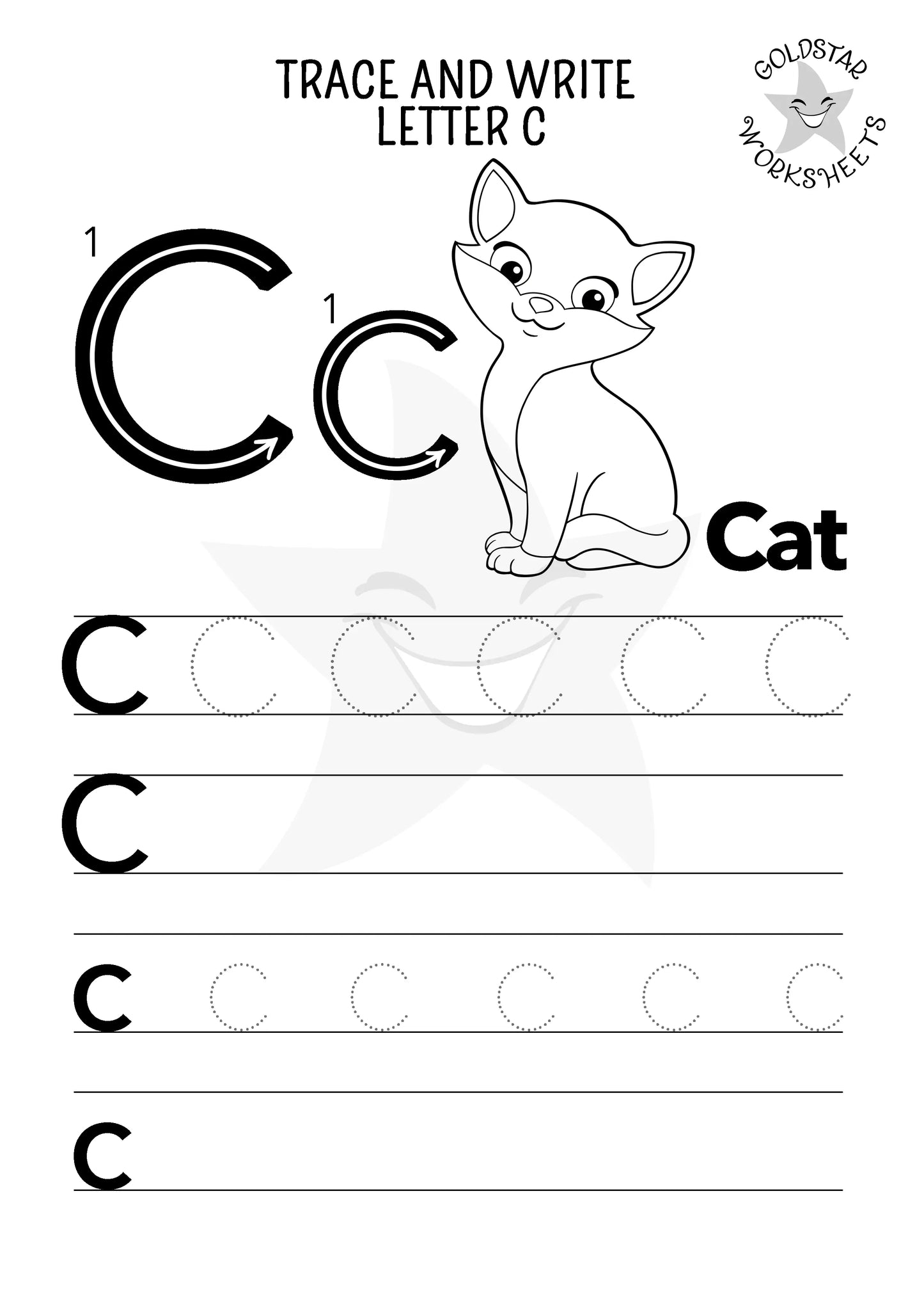 53 Mixed Case Trace and Write Alphabet Worksheets ⭐️ Fun & Effective Handwriting Practice | Includes Color Your Own Sheets | High Quality PDF (Copy)