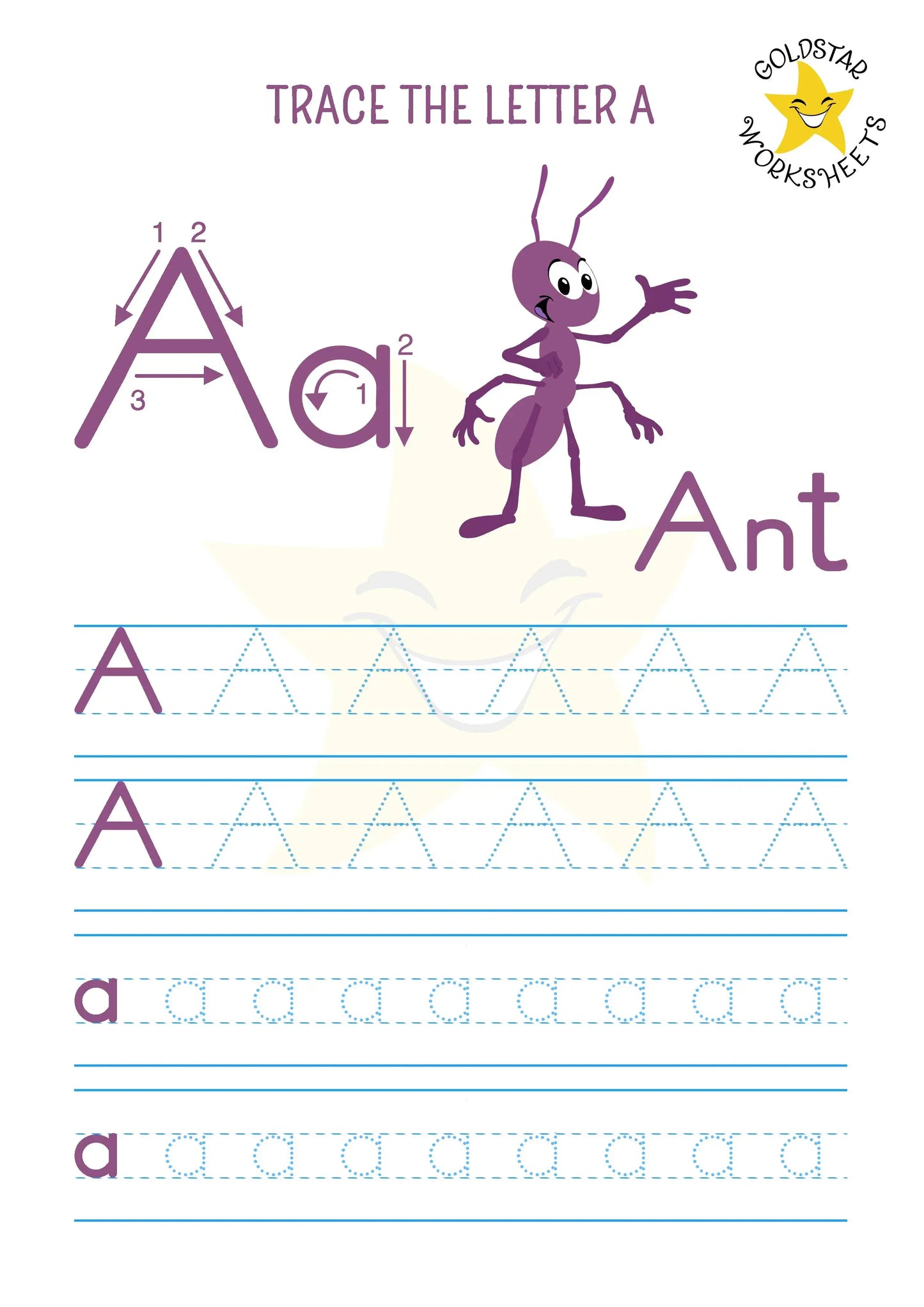 53 Upper and Lowercase Letter Tracing Worksheets ⭐️ Instant Download - Includes Color Your Own Sheets