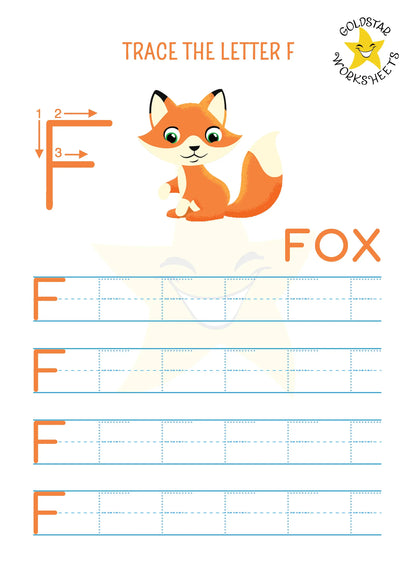 55 Uppercase Letter Tracing Worksheets ⭐️ Instant Download - Fun & Effective Handwriting Practice | Includes Color Your Own Sheets | PDF
