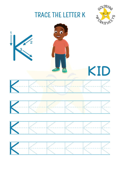 55 Uppercase Letter Tracing Worksheets ⭐️ Instant Download - Fun & Effective Handwriting Practice | Includes Color Your Own Sheets | PDF