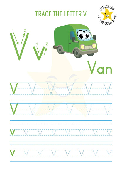 53 Upper and Lowercase Letter Tracing Worksheets ⭐️ Instant Download - Includes Color Your Own Sheets