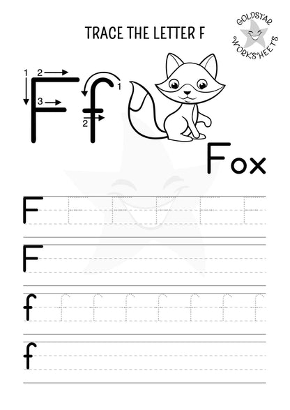 53 Upper and Lowercase Trace and Write Alphabet Worksheets ⭐️ Fun & Effective Handwriting Practice | Includes Color Your Own Sheets | High Quality PDF