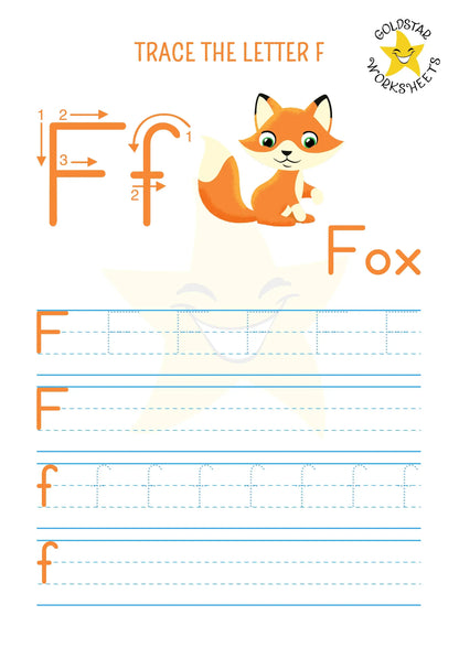 53 Upper and Lowercase Trace and Write Alphabet Worksheets ⭐️ Fun & Effective Handwriting Practice | Includes Color Your Own Sheets | High Quality PDF