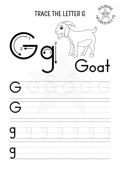 53 Upper and Lowercase Trace and Write Alphabet Worksheets ⭐️ Fun & Effective Handwriting Practice | Includes Color Your Own Sheets | High Quality PDF