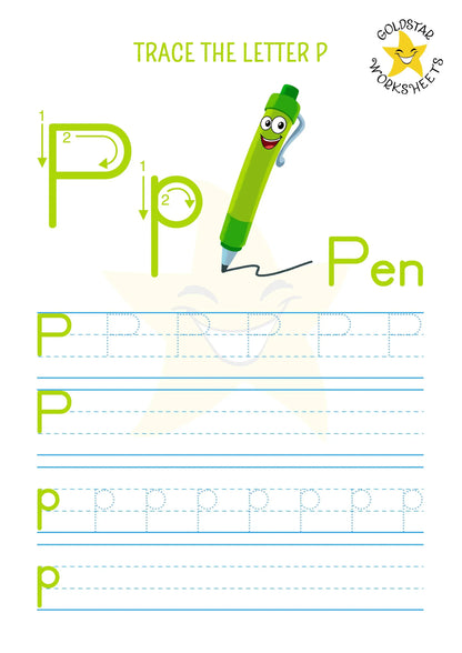 53 Upper and Lowercase Trace and Write Alphabet Worksheets ⭐️ Fun & Effective Handwriting Practice | Includes Color Your Own Sheets | High Quality PDF