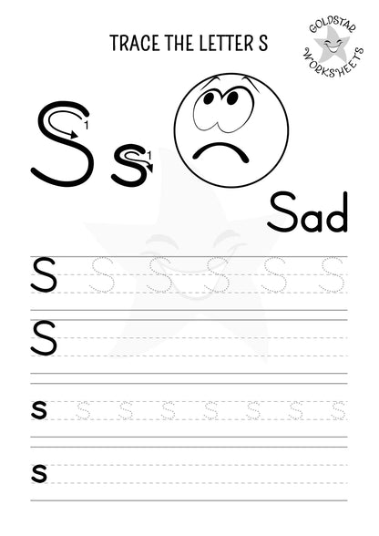 53 Upper and Lowercase Trace and Write Alphabet Worksheets ⭐️ Fun & Effective Handwriting Practice | Includes Color Your Own Sheets | High Quality PDF