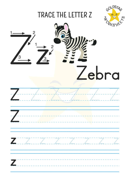 53 Upper and Lowercase Trace and Write Alphabet Worksheets ⭐️ Fun & Effective Handwriting Practice | Includes Color Your Own Sheets | High Quality PDF