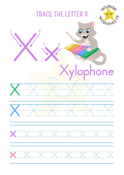 53 Upper and Lowercase Letter Tracing Worksheets ⭐️ Instant Download - Includes Color Your Own Sheets