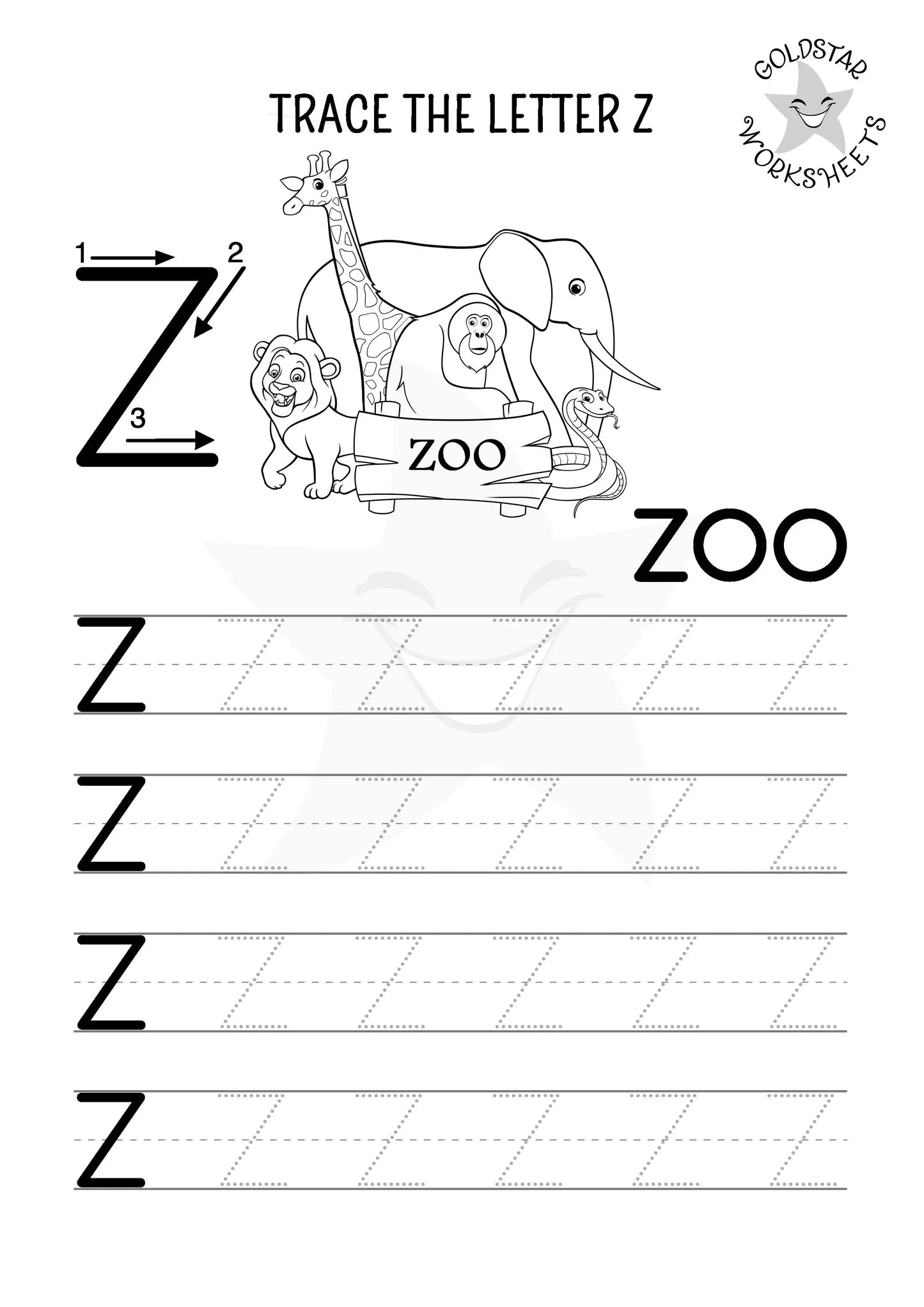 55 Uppercase Letter Tracing Worksheets ⭐️ Instant Download - Fun & Effective Handwriting Practice | Includes Color Your Own Sheets | PDF