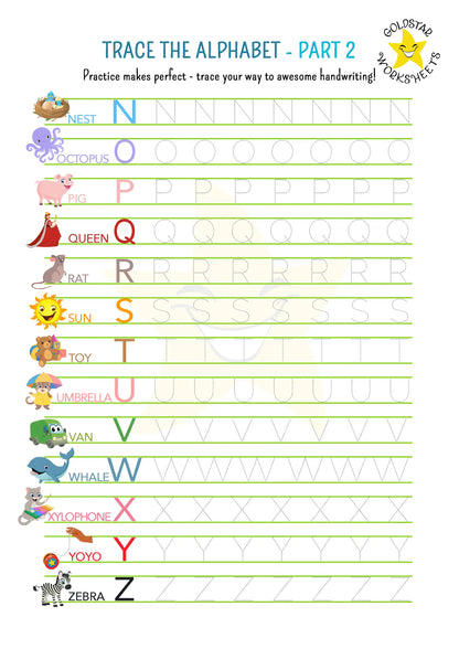 346 Worksheet Letter Tracing MEGA Bundle