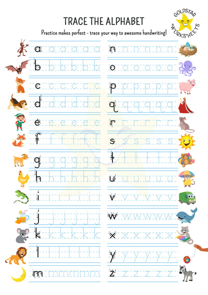 346 Worksheet Letter Tracing MEGA Bundle