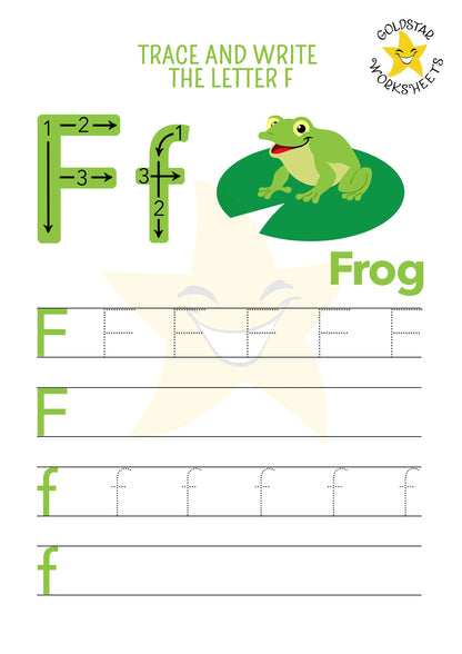53 Mixed Case Trace and Write Alphabet Worksheets ⭐️ Fun & Effective Handwriting Practice | Includes Color Your Own Sheets | High Quality PDF (Copy)